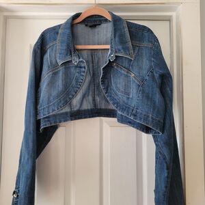 Ashley Stewart Blue Denim Jacket